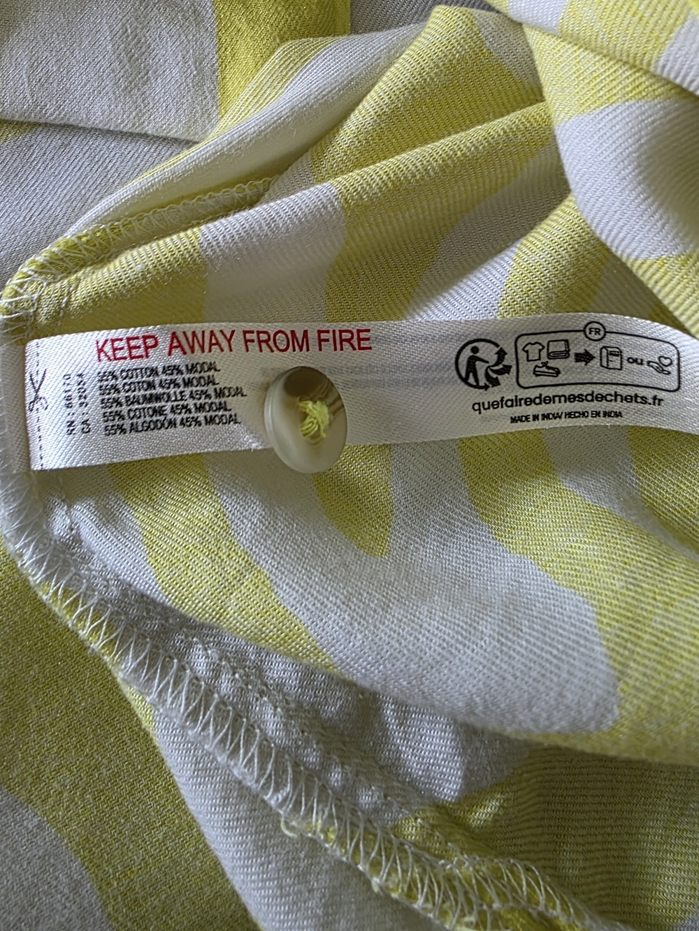 By Anthropologie Zebra Print Flannel Preppy Shirt PJ Top XS Citron Casual Chic - Picture 7 of 10